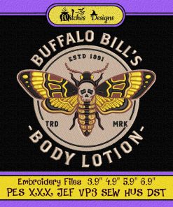 Buffalo Bill's Body Lotion Embroidery