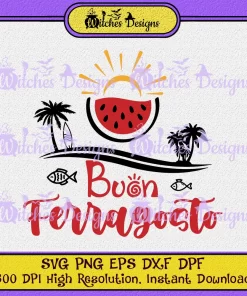 Buon Ferragosto Summer SVG PNG