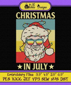 Christmas In July Embroidery