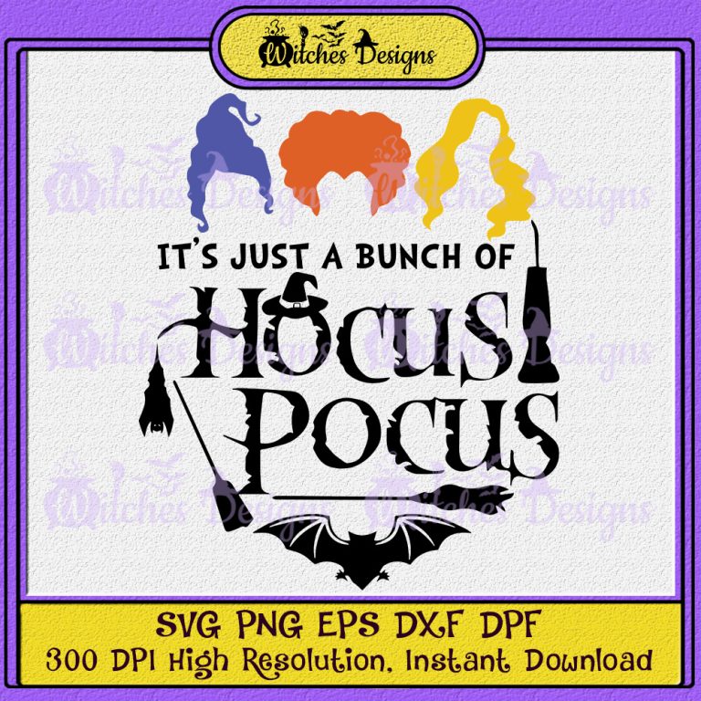 Squad Hocus Pocus 2 SVG PNG DXF EPS Vector Clip Art Cricut 2022 ...