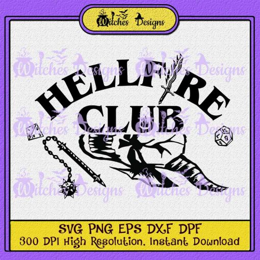 Hellfire Club Logo SVG- Stranger Things 4 Classic Movie PNG EPS DPF DXF ...