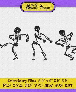 Spooky Dancing Skeletons Funny Halloween