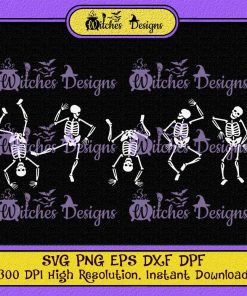 The Dancing Skeleton SVG, Halloween Spooky Designs SVG PNG EPS DPF