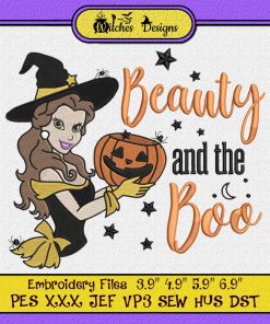 Beauty And The Boo Disney Halloween Embroidery