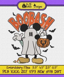 Mickey Boo Bash Halloween Embroidery