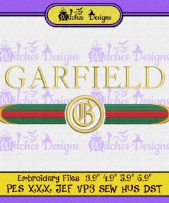 Garfield Name Personalized Royal Luxury Embroidery