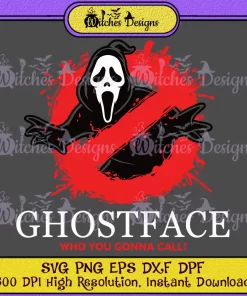 GhostFace Who You Gonna Call SVG PNG