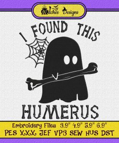 I Found This Humerus Funny Halloween Embroidery