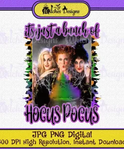 It's Just A Bunch Of Hocus Pocus Leopard Pink Art Bling Bling PNG JPG