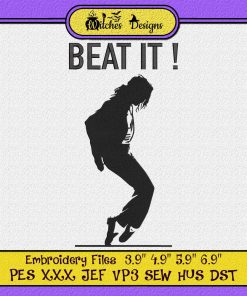 Michael Jackson Beat It Embroidery