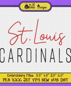 St. Louis Cardinals Embroidery