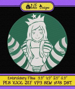 Waifu Senpai Starbucks Hentai Waifu Embroidery