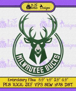 Milwaukee Bucks Embroidery