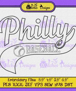 Philly Baseball Embroidery