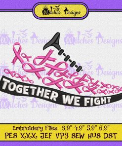 Together We Fight Running Shoes Embroidery