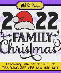 2022 Family Christmas Embroidery