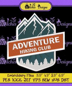 Adventure Hiking Club Embroidery