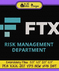 FTX Risk Management Department 2022 Embroidery