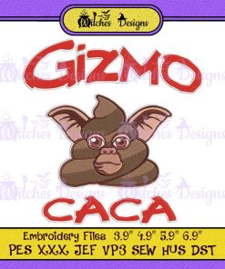 Gizmo Caca Gremlins Movie Funny Embroidery