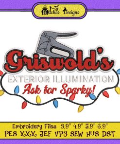 Griswold's Exterior Illumination Embroidery