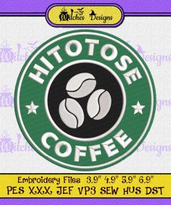 Hitotose Coffee Logo Embroidery