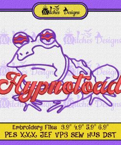 Hypnotoad Funny Frog Football Coach Embroidery