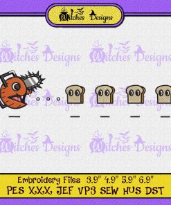 Pacman Pochita Funny Embroidery