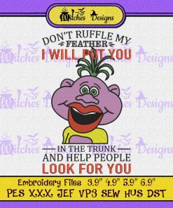 Peanut Jeff Dunham Funny Embroidery