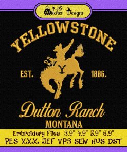 Yellowstone Dutton Ranch Embroidery