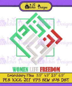 Woman Life Freedom Iran Zan Zendegi Azadi Persian Embroidery