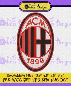 AC Milan Logo Embroidery