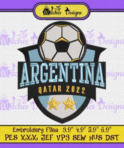 Argentina Qatar World Cup 2022 Embroidery