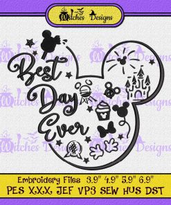 Best Day Ever Disney Embroidery