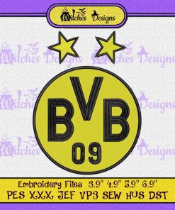 Borussia Dortmund BVB 09 Logo Embroidery