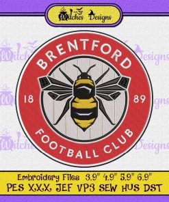 Brentford FC Logo Embroidery