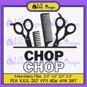 Chop Chop Barber Embroidery 