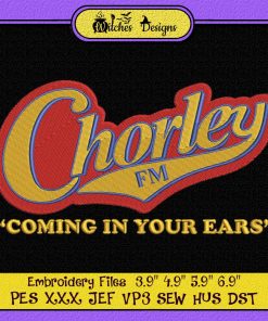 Chorley FM - Coming In Your Ears Embroidery