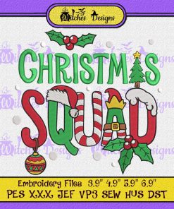 Christmas Squad Embroidery