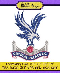 Crystal Palace FC Logo Embroidery