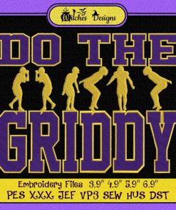 Griddy Dance Football Embroidery