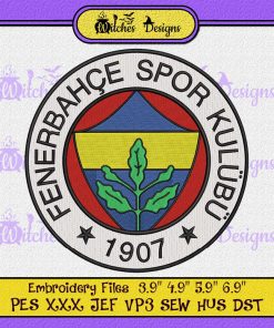 Fenerbahçe Logo Football Embroidery