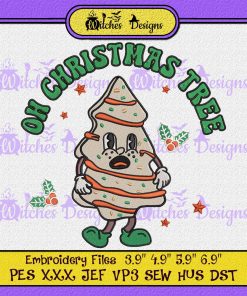 Groovy Oh Christmas Tree Embroidery