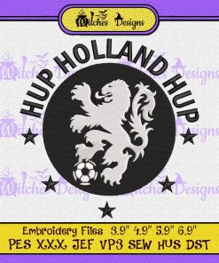 Hup Holland Hup Football Embroidery