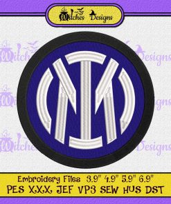 Inter Milan FC Logo Embroidery