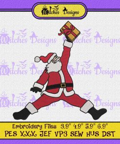 Santa Claus Jordan Christmas Funny Embroidery