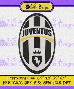 Juventus FC Turin Logo Football Embroidery