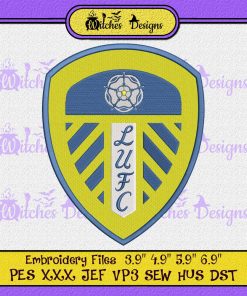 Leeds United Football Club Logo Embroidery