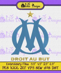 Olympique de Marseille Logo Embroidery