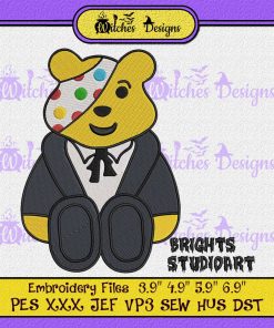 Doctor Pudsey Bear Embroidery