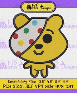 Pudsey Bear BBC Children In Need Embroidery